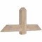 Ekena Millwork Eugene Smooth Timber Gable Bracket, Douglas Fir, 48"W x 20"H x 3 1/2"D x 5 1/2"F, 10/12 Pitch GBW048X20X0406EUG00SDF - alternate 3